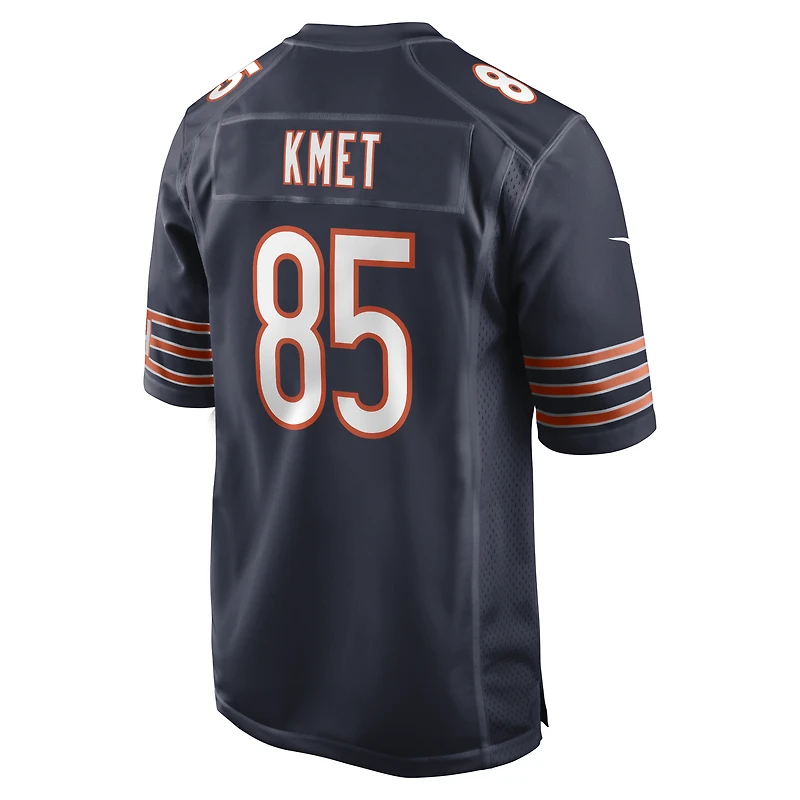 Men's Nike Cole Kmet Navy Chicago Bears Player Game Jersey