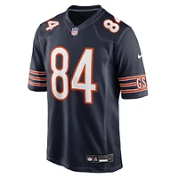 Maillot de match Nike Colston Loveland bleu marine des Chicago Bears pour homme