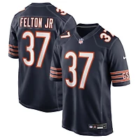 Maillot de match Nike Demetric Felton Jr. bleu marine pour homme des Chicago Bears