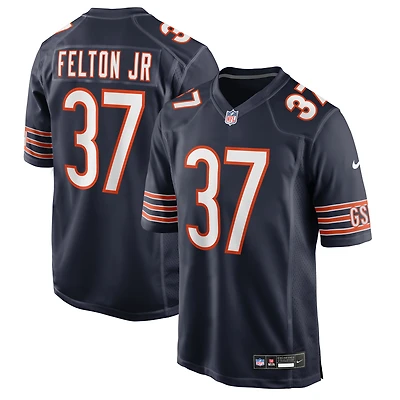 Maillot de match Nike Demetric Felton Jr. bleu marine pour homme des Chicago Bears