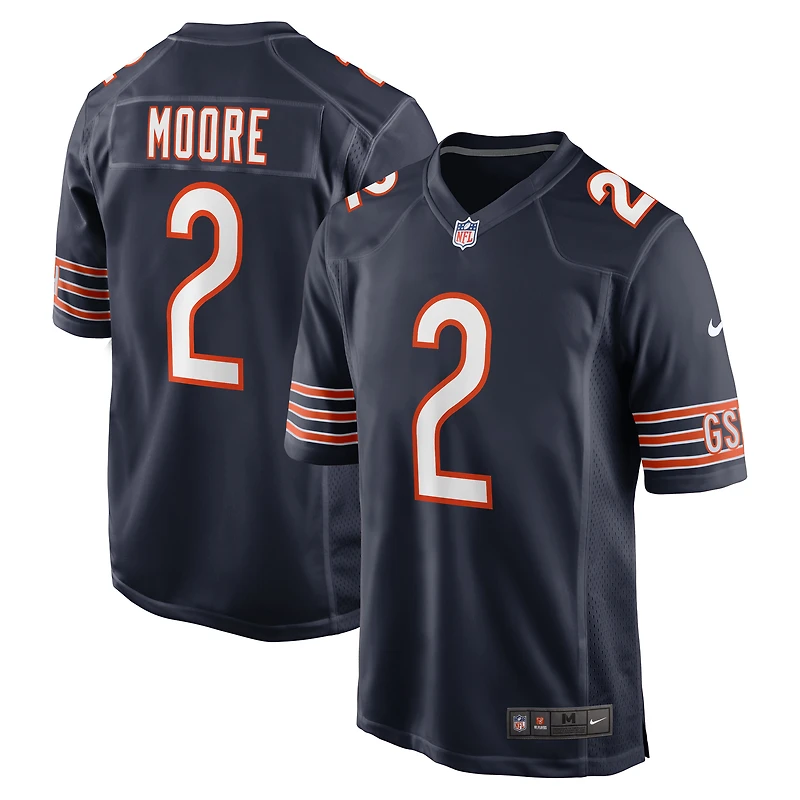 Nike D.J. pour homme Maillot de jeu couleur l'équipe des Chicago Bears la marine Moore