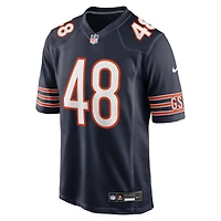 Maillot Nike D'Marco Jackson bleu marine pour homme des Chicago Bears
