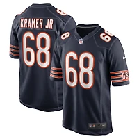 Maillot de match Nike Doug Kramer Jr. bleu marine pour homme des Chicago Bears
