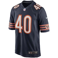 Maillot de joueur retraité Nike Gale Sayers pour hommes, bleu marine, Chicago Bears Game