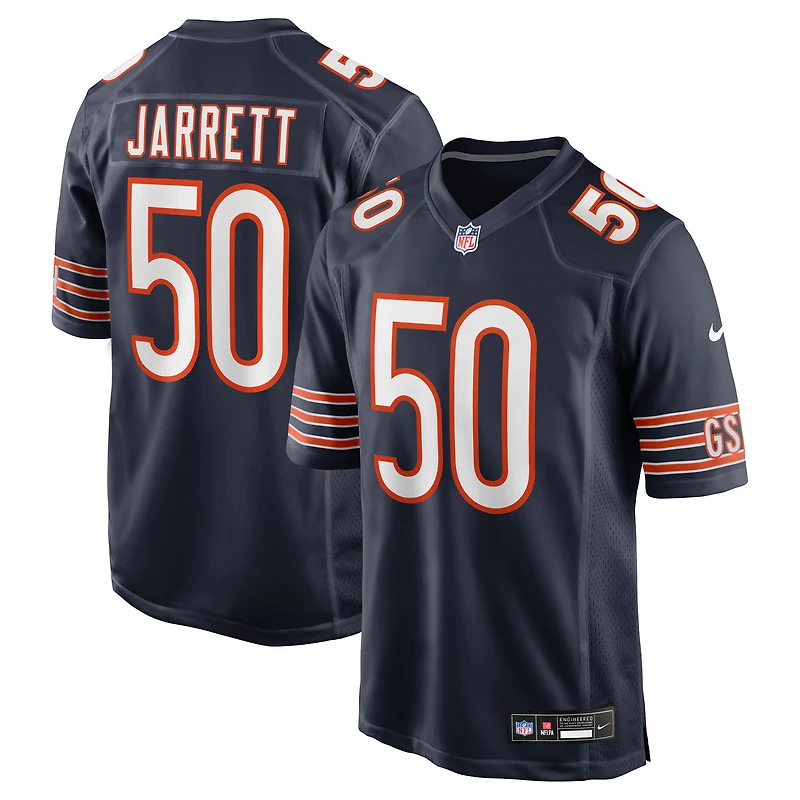 Maillot Nike Grady Jarrett bleu marine pour homme des Chicago Bears