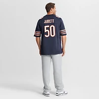 Maillot Nike Grady Jarrett bleu marine pour homme des Chicago Bears