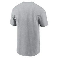 Men's Nike  Gray Chicago Bears Primary Logo T-Shirt