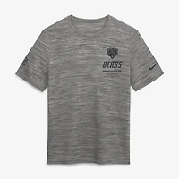 Men's Nike Navy Chicago Bears Sideline Double Covered Dri-FIT Velocity T-Shirt