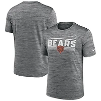 Men's Nike Gray Chicago Bears Yardline Velocity Performance T-Shirt
