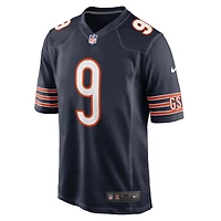 Maillot Nike Jaquan Brisker pour homme, bleu marine, joueur de match des Chicago Bears