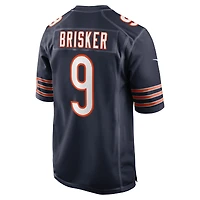 Maillot Nike Jaquan Brisker pour homme, bleu marine, joueur de match des Chicago Bears