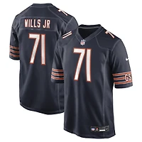 Men's Nike Jedrick Wills Jr.  Navy Chicago Bears Team Game Jersey