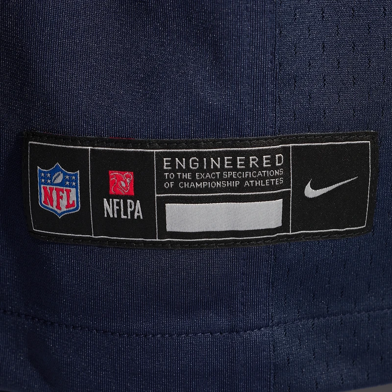 Men's Nike Jedrick Wills Jr.  Navy Chicago Bears Team Game Jersey
