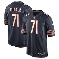 Men's Nike Jedrick Wills Jr.  Navy Chicago Bears Team Game Jersey