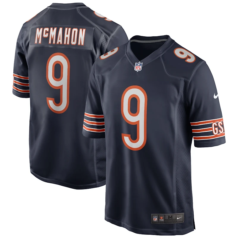 Maillot de joueur retraité Nike Jim McMahon pour hommes, bleu marine, Chicago Bears Game