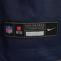 Maillot Nike Joe Thuney bleu marine pour homme des Chicago Bears