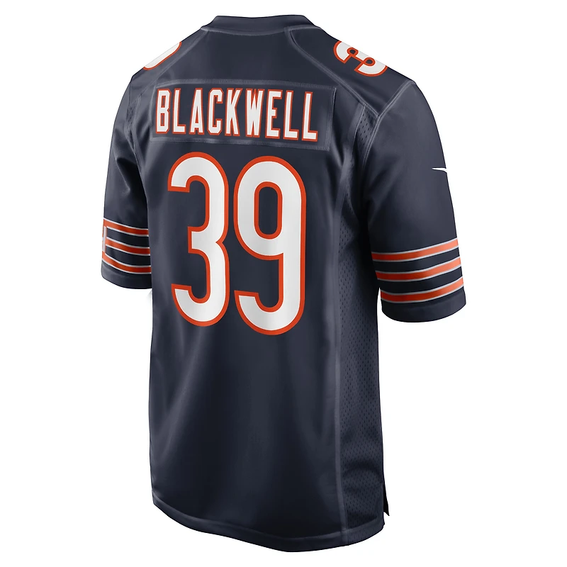 Maillot Nike Josh Blackwell pour homme, bleu marine, joueur de match des Chicago Bears