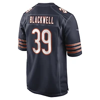 Maillot Nike Josh Blackwell pour homme, bleu marine, joueur de match des Chicago Bears