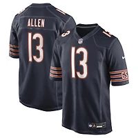Maillot de match Nike Keenan Allen bleu marine pour homme des Chicago Bears