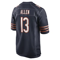 Maillot de match Nike Keenan Allen bleu marine pour homme des Chicago Bears