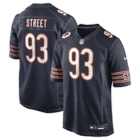 Men's Nike Kentavius Street  Navy Chicago Bears Team Game Jersey