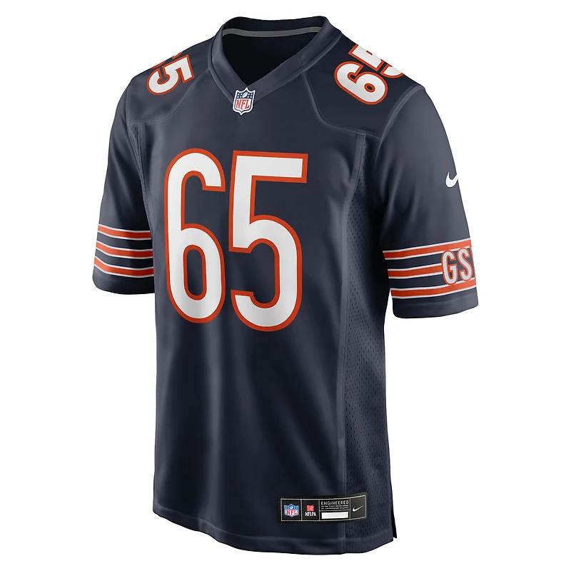 Men's Nike Luke Newman  Navy Chicago Bears Team Game Jersey