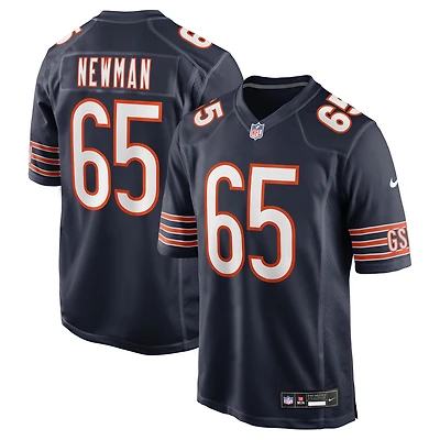 Men's Nike Luke Newman  Navy Chicago Bears Team Game Jersey