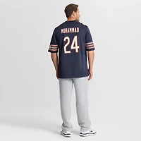 Maillot de match Nike Malik Muhammad bleu marine des Chicago Bears pour homme