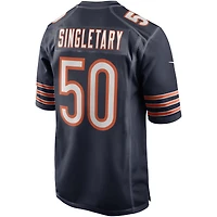 Maillot de joueur retraité Nike Mike Singletary pour hommes, bleu marine, Chicago Bears Game