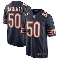Maillot de joueur retraité Nike Mike Singletary pour hommes, bleu marine, Chicago Bears Game