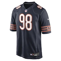 Maillot de match Nike Montez Sweat pour homme, bleu marine, Chicago Bears