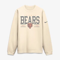 Sweat-shirt Nike naturel Chicago Bears Always Reppin' Club pour homme