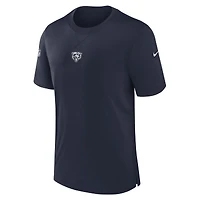 T-shirt Nike bleu marine Chicago Bears 2023 Sideline Performance pour homme