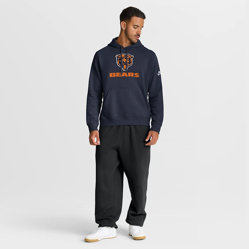 Sweat à capuche Nike bleu marine Chicago Bears Best Season Rewind Club pour homme
