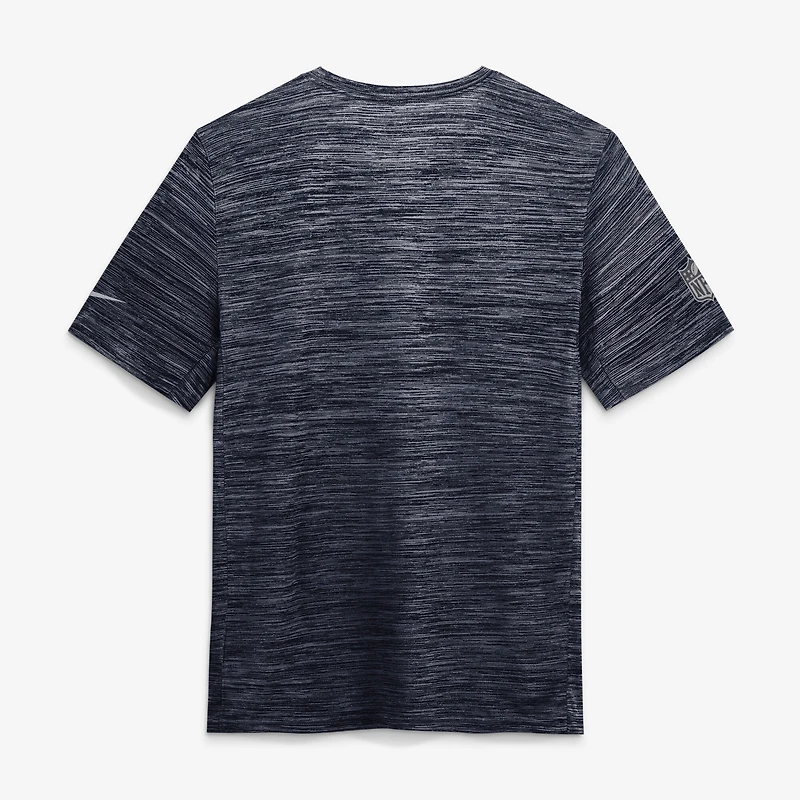 T-shirt Nike Dri-FIT Sideline Velocity pour homme, bleu marine, Chicago Bears, grandes tailles