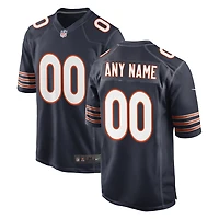 Men's Nike Navy Chicago Bears Custom - Game Jersey