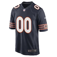 Men's Nike Navy Chicago Bears Custom - Game Jersey
