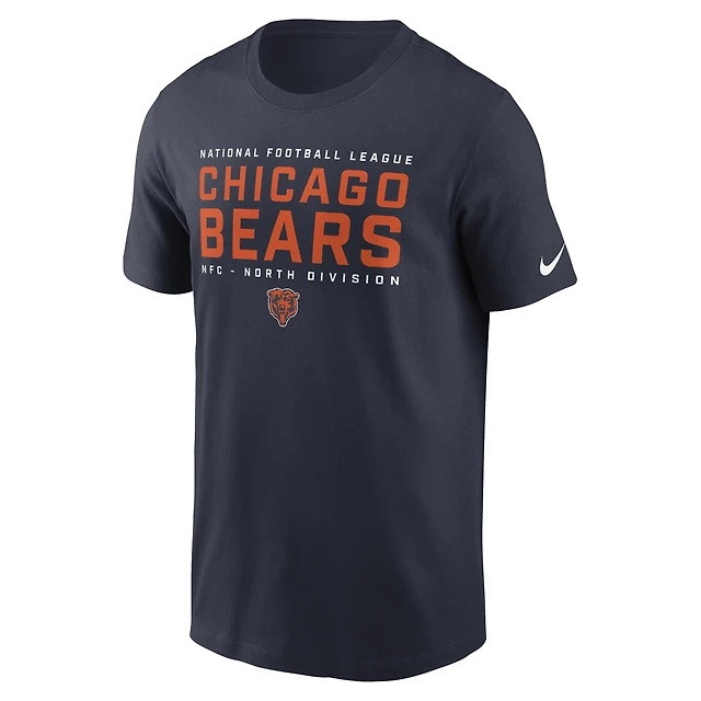 Chemise De Travail (Scrub) Chicago Bears Bleu Marine Taille L - Occasion Très Bon État