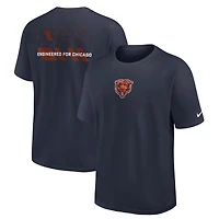 Men's Nike Navy Chicago Bears Dominate The Game Essential Max90 T-Shirt