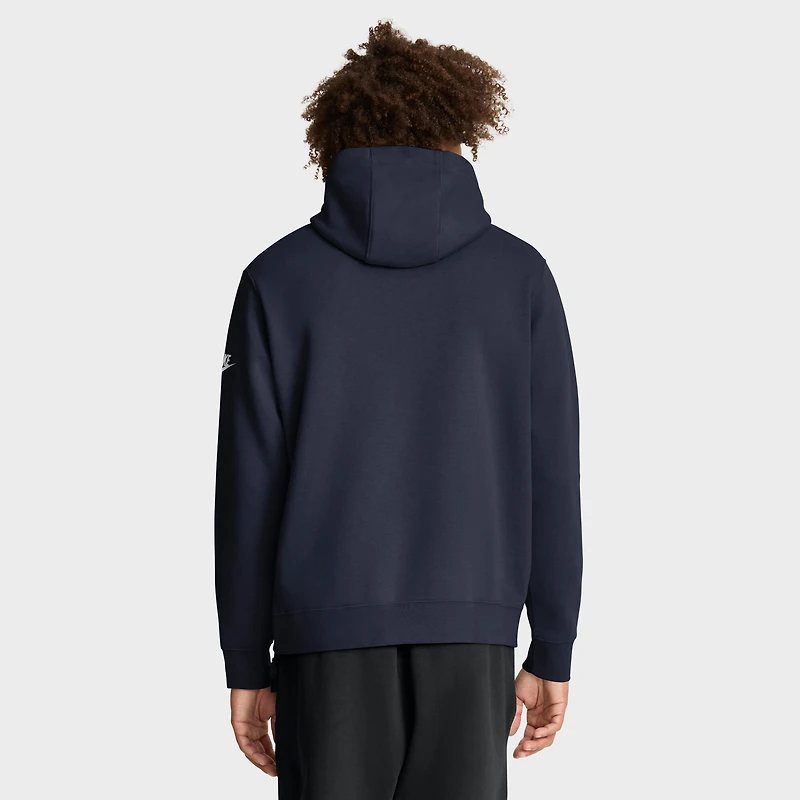 Sweat à capuche Nike bleu marine Chicago Bears Full Blitz Club Fleece pour homme