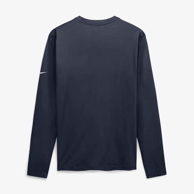 Men's Nike Navy Chicago Bears Legend Icon Dri-FIT Long Sleeve T-Shirt