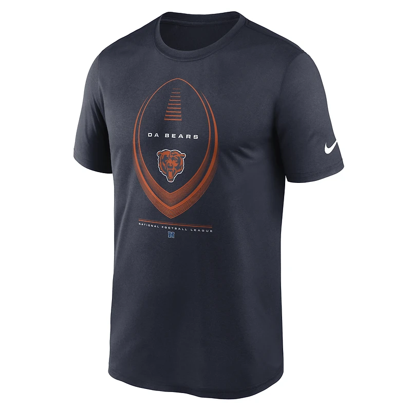 Men's Nike Navy Chicago Bears Legend Icon Dri-FIT T-Shirt