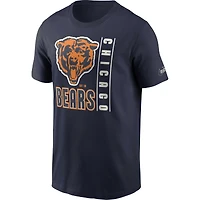 Men's Nike  Navy Chicago Bears Lockup Essential T-Shirt