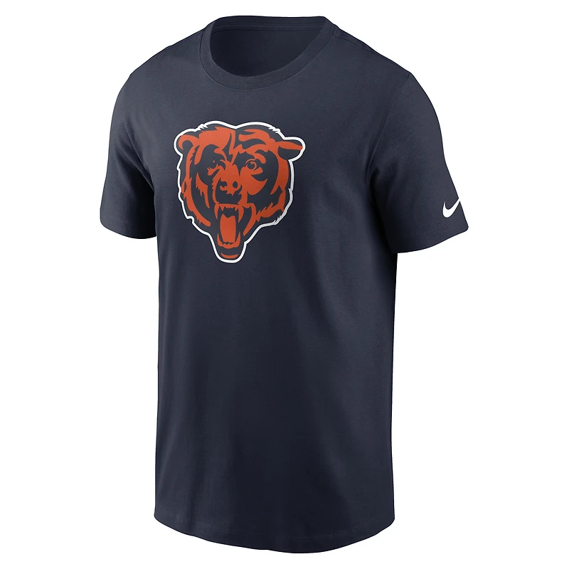 Men's Nike Navy Chicago Bears Primetime Logo Essential T-Shirt