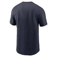 T-shirt essentiel Nike bleu marine Chicago Bears Primetime Logo pour homme