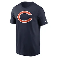 T-shirt essentiel Nike bleu marine Chicago Bears Primetime Logo pour homme