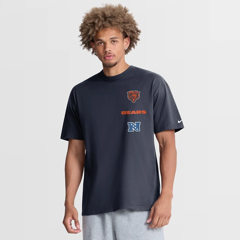 T-shirt Nike Black Chicago Bears Primetime Max90 pour homme