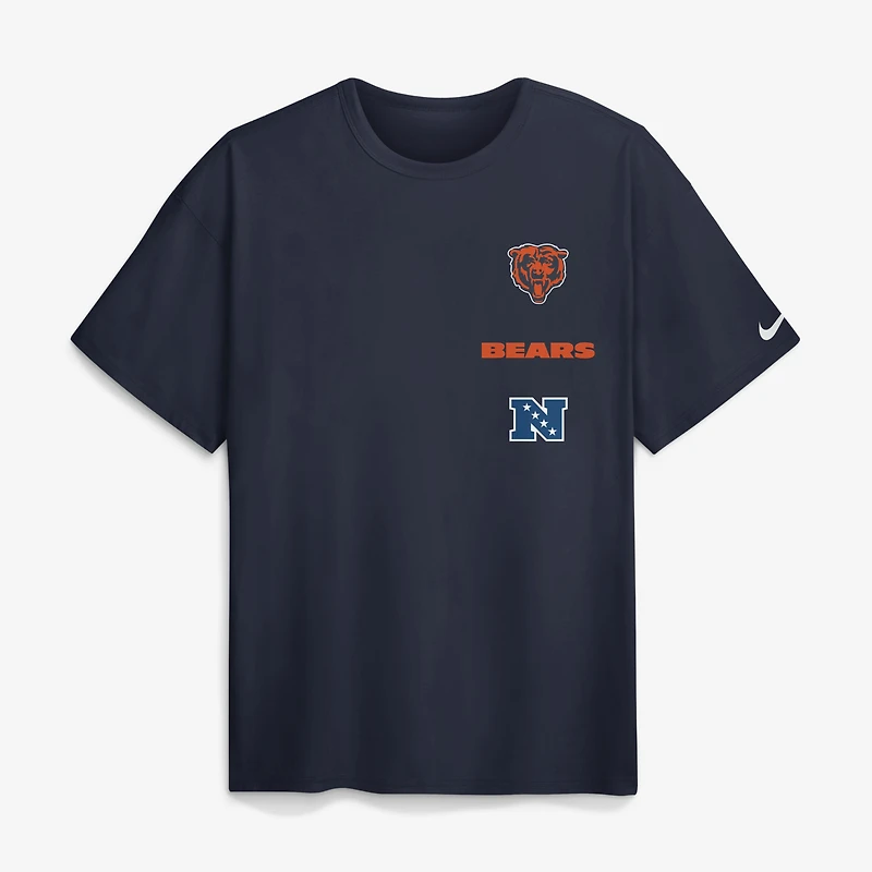 Men's Nike Navy Chicago Bears Primetime Max90 T-Shirt