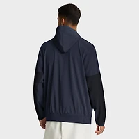 Men's Nike Navy Chicago Bears Sideline Anorak Half-Zip Hoodie Jacket
