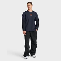 Men's Nike Navy Chicago Bears Sideline Coach Therma-FIT Long Sleeve T-Shirt